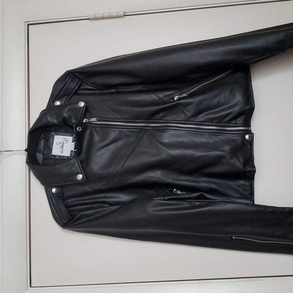 *NWT* Sam Edelman Vegan Faux Leather Moto Jacket - Picture 6 of 16